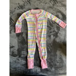 Little Sleepies Sunrise Stripes 0-3 zippy